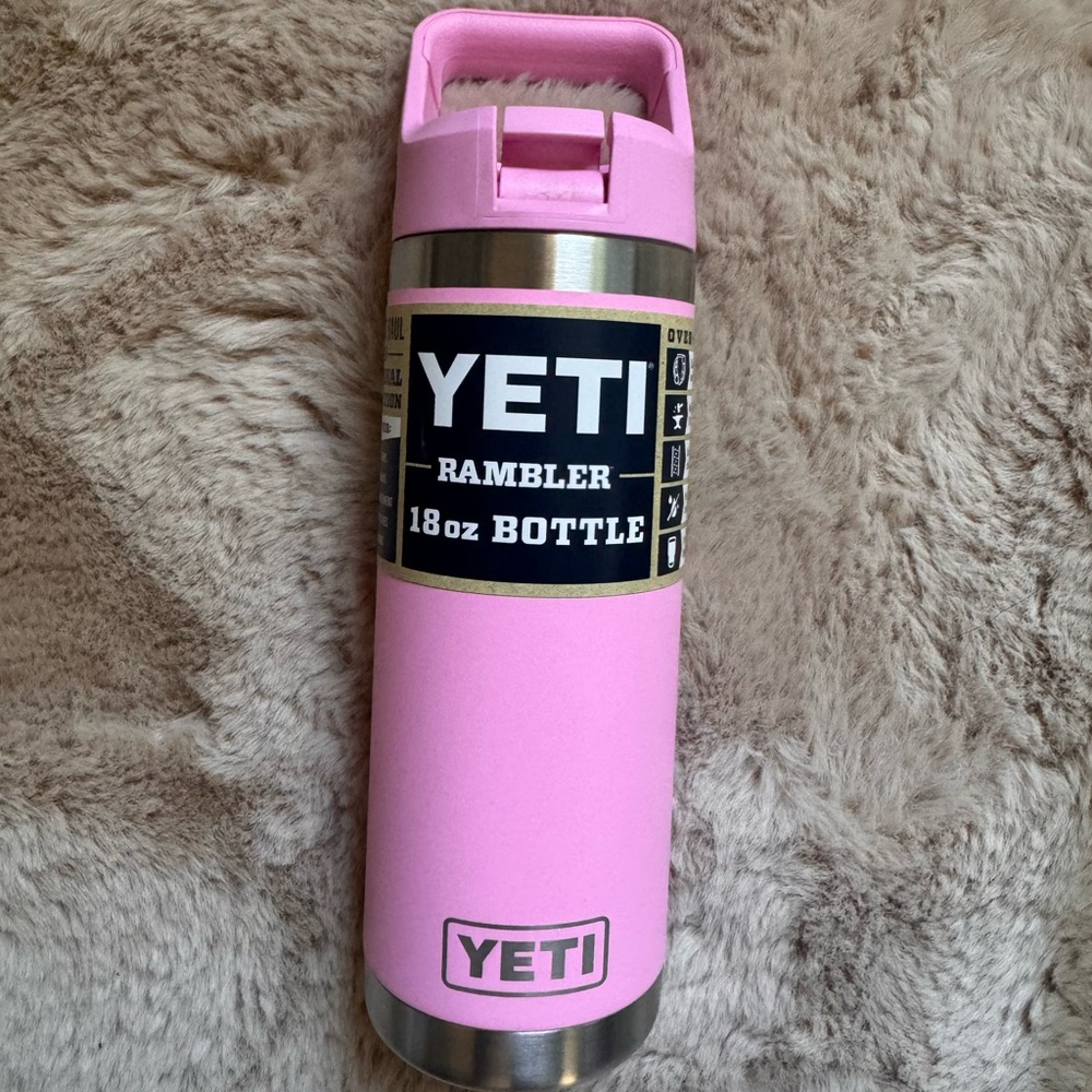 Yeti Rambler 18oz Bottle in Light Pink